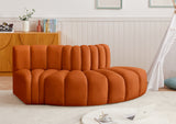 Arc Cognac Velvet Modular Sofa 103Cognac-S3E Meridian Furniture