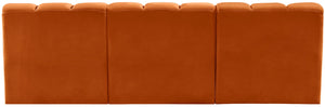 Arc Cognac Velvet Modular Sofa 103Cognac-S3F Meridian Furniture