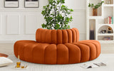 Arc Cognac Velvet Modular Sofa 103Cognac-S4G Meridian Furniture