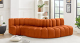 Arc Cognac Velvet Modular Sofa 103Cognac-S5B Meridian Furniture