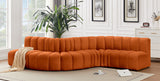 Arc Cognac Velvet Modular Sofa 103Cognac-S6A Meridian Furniture