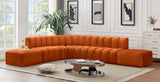 Arc Cognac Velvet Modular Sofa 103Cognac-S7A Meridian Furniture