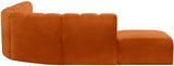 Arc Cognac Velvet Modular Sofa 103Cognac-S7A Meridian Furniture