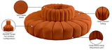 Arc Cognac Velvet Modular Sofa 103Cognac-S8D Meridian Furniture