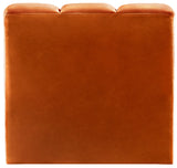 Arc Cognac Velvet Straight Chair 103Cognac-ST Meridian Furniture