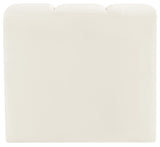 Arc Cream Velvet Curved Corner 103Cream-CC Meridian Furniture