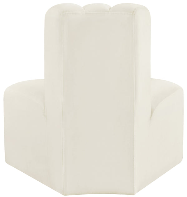Arc Cream Velvet Reverse Corner 103Cream-RC Meridian Furniture