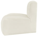 Arc Cream Velvet Reverse Corner 103Cream-RC Meridian Furniture