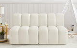 Arc Cream Velvet Modular Sofa 103Cream-S2A Meridian Furniture