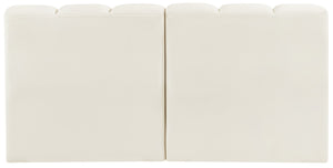 Arc Cream Velvet Modular Sofa 103Cream-S2A Meridian Furniture