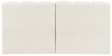 Arc Cream Velvet Modular Sofa 103Cream-S2A Meridian Furniture