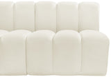 Arc Cream Velvet Modular Sofa 103Cream-S2A Meridian Furniture