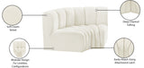 Arc Cream Velvet Modular Sofa 103Cream-S2B Meridian Furniture