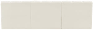 Arc Cream Velvet Modular Sofa 103Cream-S3F Meridian Furniture
