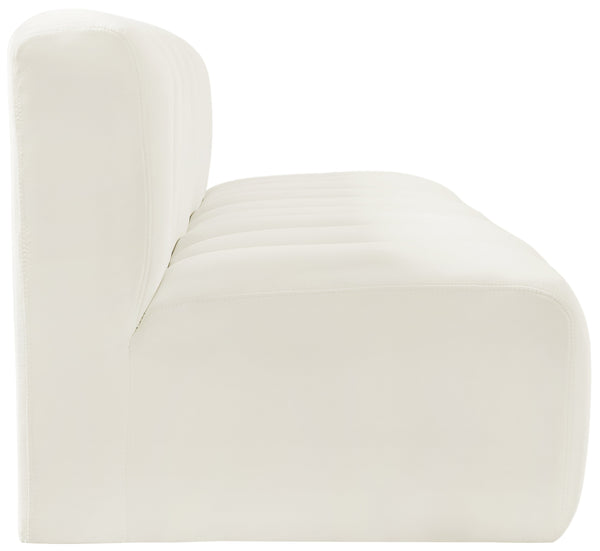 Arc Cream Velvet Modular Sofa 103Cream-S3F Meridian Furniture