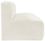 Arc Cream Velvet Modular Sofa 103Cream-S3F Meridian Furniture