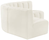 Arc Cream Velvet Modular Sofa 103Cream-S4B Meridian Furniture