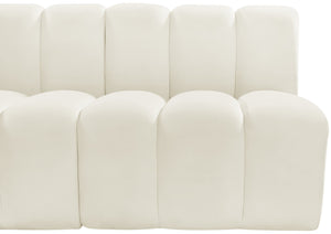 Arc Cream Velvet Modular Sofa 103Cream-S4B Meridian Furniture