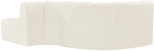 Arc Cream Velvet Modular Sofa 103Cream-S4D Meridian Furniture