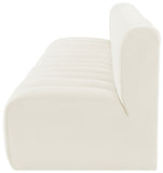 Arc Cream Velvet Modular Sofa 103Cream-S4E Meridian Furniture