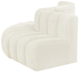 Arc Cream Velvet Modular Sofa 103Cream-S5B Meridian Furniture