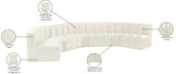 Arc Cream Velvet Modular Sofa 103Cream-S7B Meridian Furniture