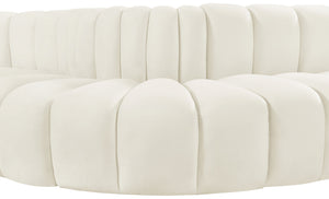 Arc Cream Velvet Modular Sofa 103Cream-S7C Meridian Furniture