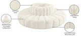 Arc Cream Velvet Modular Sofa 103Cream-S8D Meridian Furniture