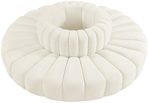 Arc Cream Velvet Modular Sofa 103Cream-S8D Meridian Furniture