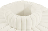 Arc Cream Velvet Modular Sofa 103Cream-S8D Meridian Furniture