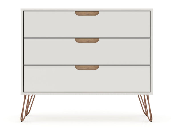 Rockefeller Dresser in Off White 103GMC8 Manhattan Comfort