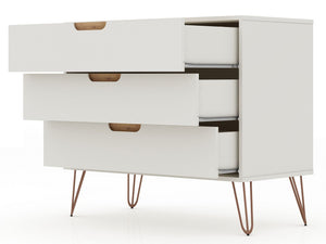 Rockefeller Dresser in Off White 103GMC8 Manhattan Comfort