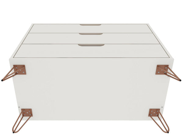 Rockefeller Dresser in Off White 103GMC8 Manhattan Comfort