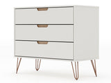 Rockefeller Dresser in Off White 103GMC8 Manhattan Comfort