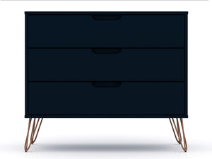 Rockefeller Dresser in Tatiana Midnight Blue 103GMC4 Manhattan Comfort