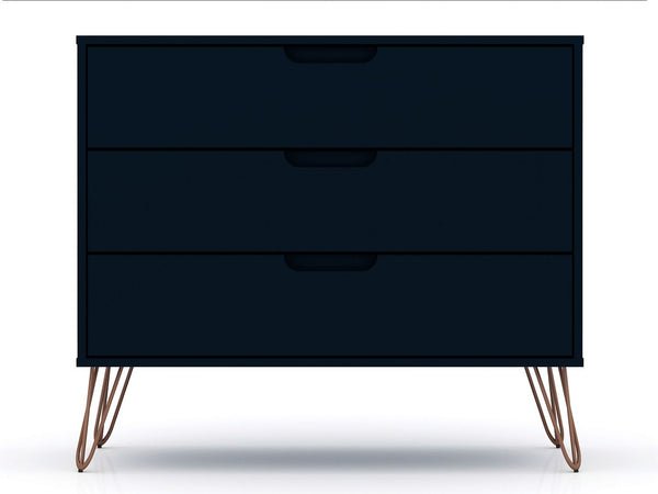 Rockefeller Dresser in Tatiana Midnight Blue 103GMC4 Manhattan Comfort