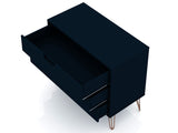 Rockefeller Dresser in Tatiana Midnight Blue 103GMC4 Manhattan Comfort