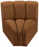 Arc Saddle Velvet Curved Corner 103Saddle-CC Meridian Furniture