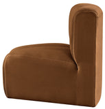 Arc Saddle Velvet Curved Corner 103Saddle-CC Meridian Furniture