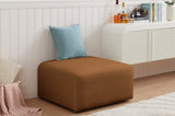 Arc Saddle Velvet Ottoman 103Saddle-Ott Meridian Furniture