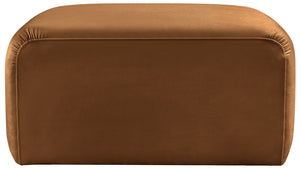 Arc Saddle Velvet Ottoman 103Saddle-Ott Meridian Furniture