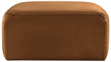 Arc Saddle Velvet Ottoman 103Saddle-Ott Meridian Furniture