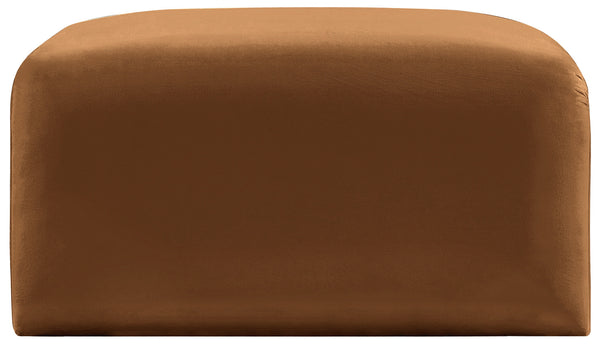 Arc Saddle Velvet Ottoman 103Saddle-Ott Meridian Furniture