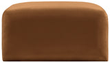 Arc Saddle Velvet Ottoman 103Saddle-Ott Meridian Furniture