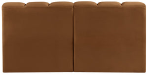 Arc Saddle Velvet Modular Sofa 103Saddle-S2A Meridian Furniture