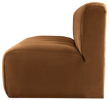 Arc Saddle Velvet Modular Sofa 103Saddle-S2A Meridian Furniture