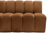 Arc Saddle Velvet Modular Sofa 103Saddle-S2A Meridian Furniture