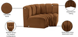 Arc Saddle Velvet Modular Sofa 103Saddle-S2B Meridian Furniture