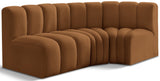 Arc Saddle Velvet Modular Sofa 103Saddle-S3A Meridian Furniture