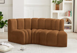 Arc Saddle Velvet Modular Sofa 103Saddle-S3D Meridian Furniture